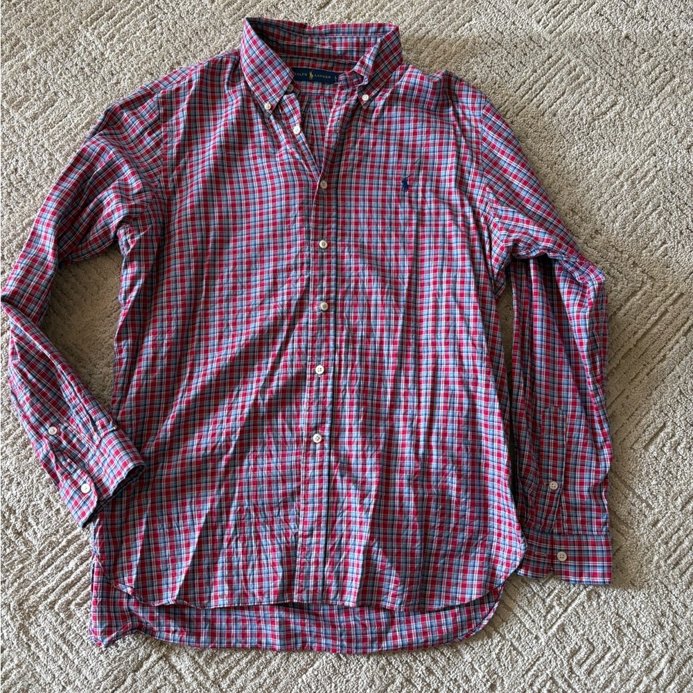 Polo Ralph Lauren Red and Blue Checkered Shirt